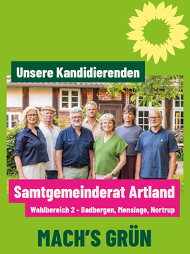 Gruppenbild Samtgemeinderat Artland - Wahlbereich 2 / Badbergen, Menslage, Nortrup